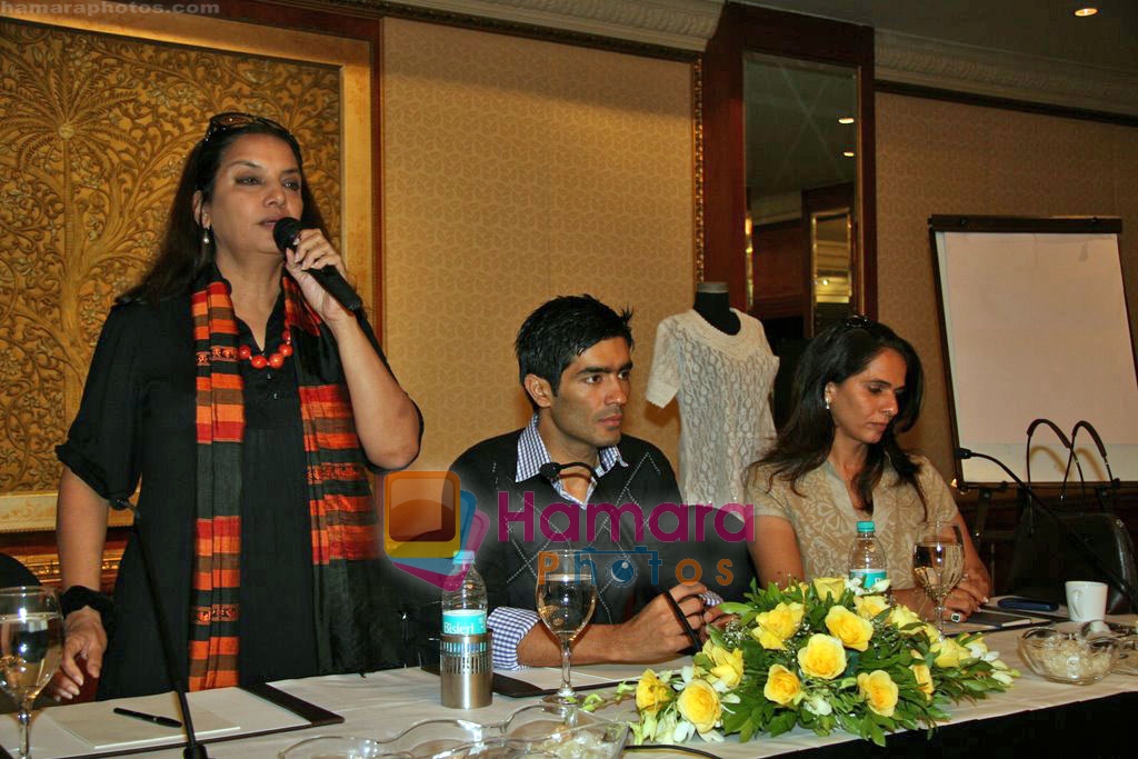 Shabana Azmi, Manish Malhotra, Anita Dongre judge Best Designer contest in The Leela, Mumbai on 20th Oct 2009 