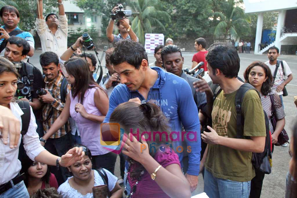 John Abraham at promotional event for UTV Bindass new reality show Big Switch in Mumbai on 23rd Oct 2009