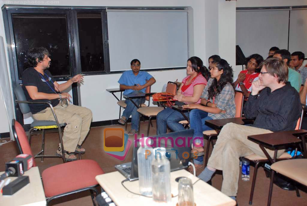 Amol Gupte's workshop on filmmaking in MET on 27th Oct 2009 