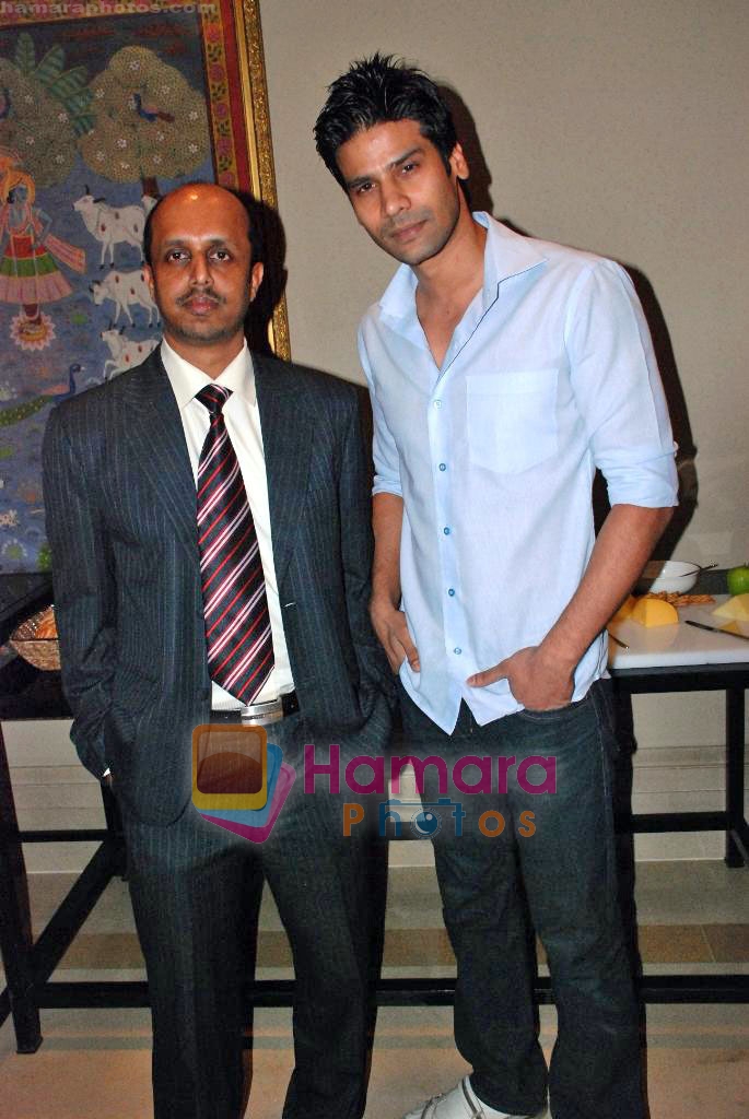 Mr.Sunil Pathare with Friend Actor Rahul Singh at The Eminence launch in J W Marriott on 29th Oct 2009