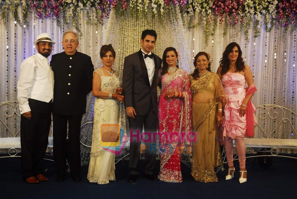 at  Pooja Kanwal's wedding reception in Leela on 7th Nov 2009 
