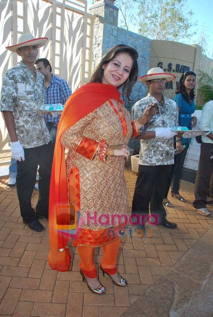 Kiran Bawa at shilpa Shetty's Sangeet and Mehndi Ceremony in Bawa villa, Khandala, Mumbai on 21st Nov 2009 