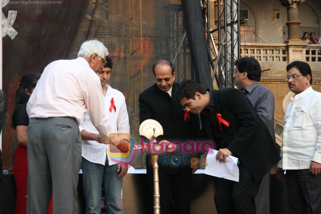 Farhan Akhtar on World AIDS Day in Mumbai on 30th Nov 2009 