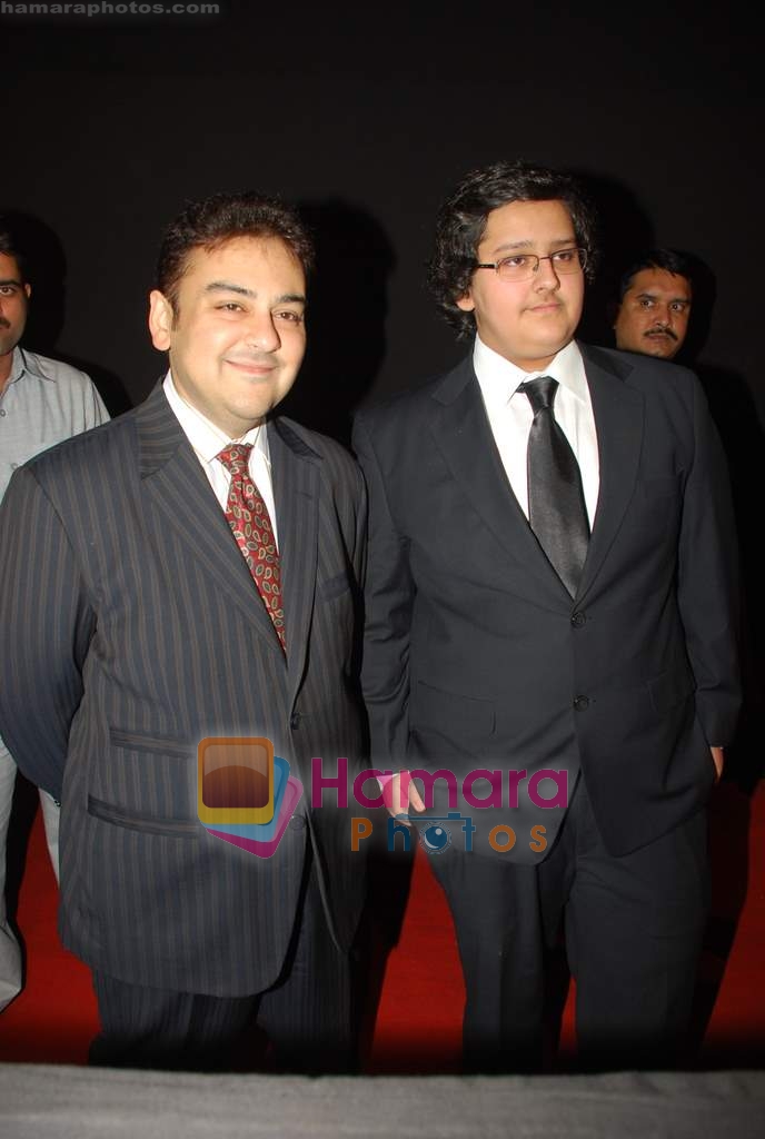 Adnan Sami, Azaan Sami at GR8 Indian Television Awards on 1st Dec 2009 