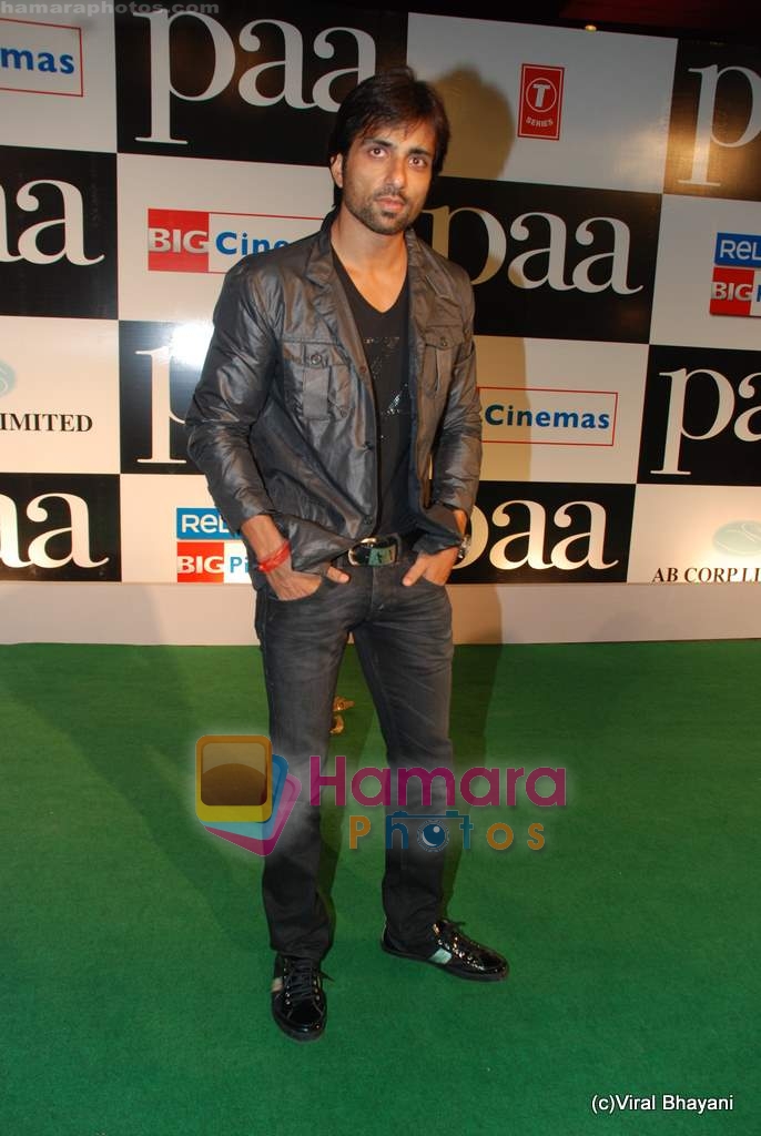 Sonu Sood at Paa premiere in Mumbai on 3rd Dec 2009 ~0