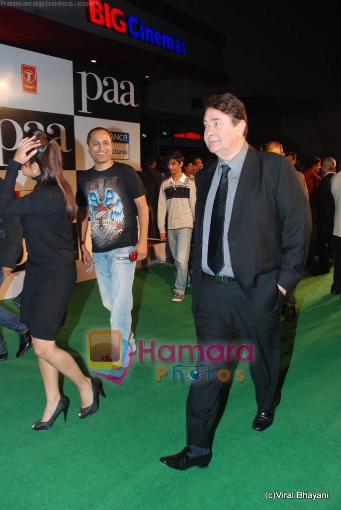 Randhir Kapoor at Paa premiere in Mumbai on 3rd Dec 2009 