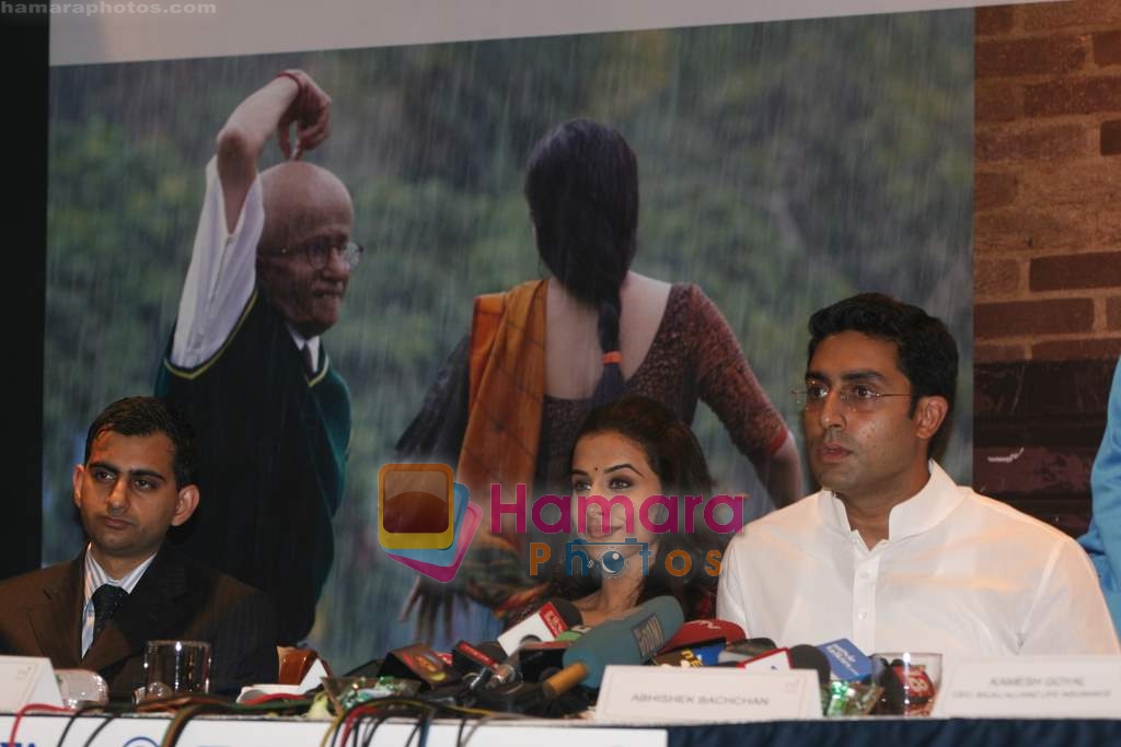 Abhishek Bachchan, Vidya Balan at PAA press meet in Taj Land's End on 3rd Dec 2009 