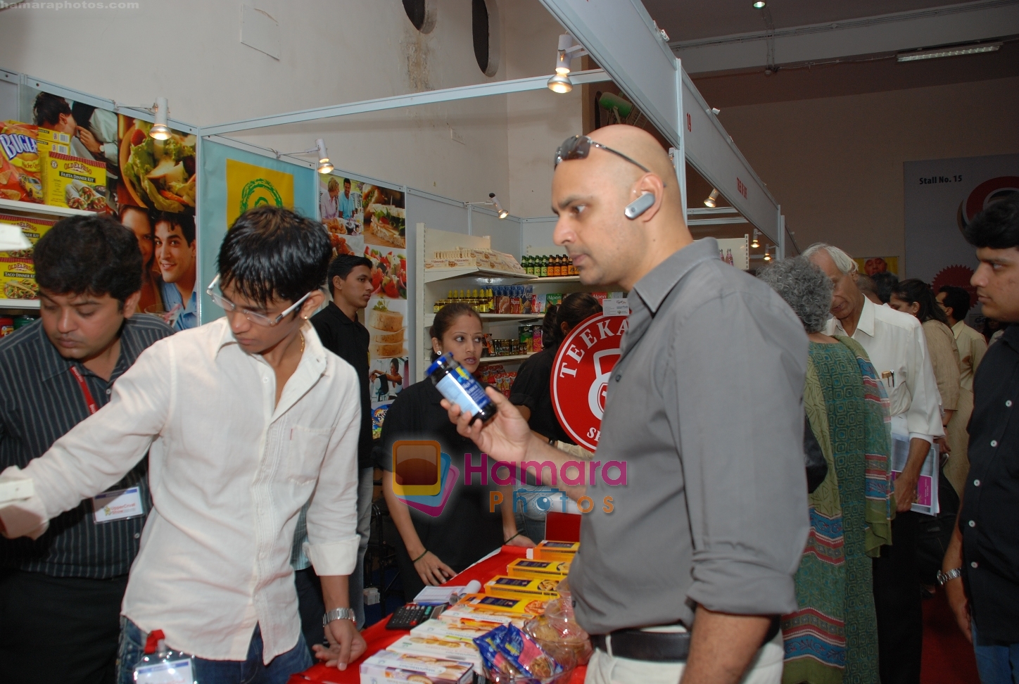 Rajiv Samant buys something from the exhibition at the launch of the 7th annual UpperCrust Show in Mumbai on 4th Dec 2009