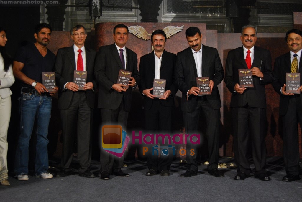 Sunil Shetty, Boman Irani at the launch of Dharmesh Jain's book There is a winner in you in Taj Colaba, Mumbai on 18th Dec 2009 