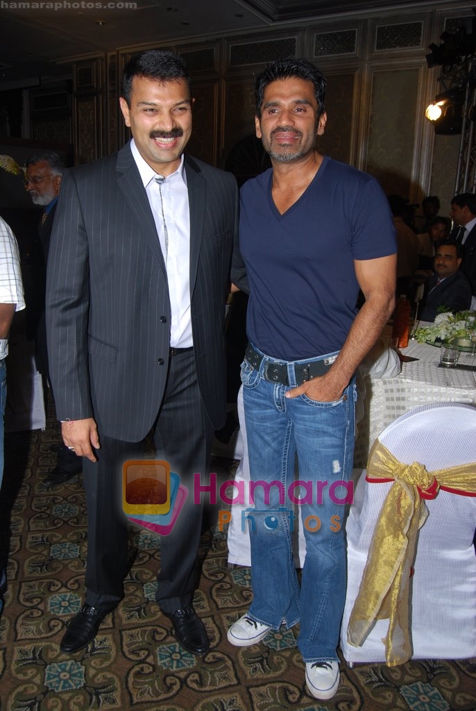 Sunil Shetty at the launch of Dharmesh Jain's book There is a winner in you in Taj Colaba, Mumbai on 18th Dec 2009 
