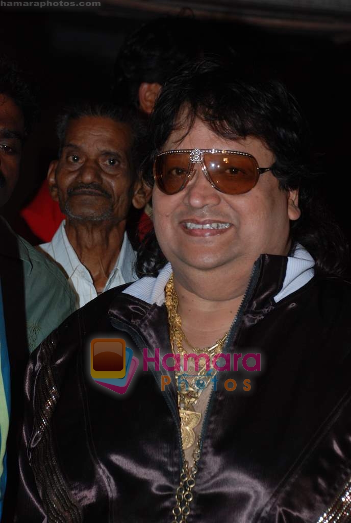 Bappi Lahiri on the sets of Naughty at 40 film in Future Studio on 21st Dec 2009 