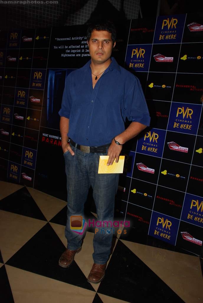 Amar Upadhyay at Paranormal Activity film premiere in PVR on 5th Jan 2010 