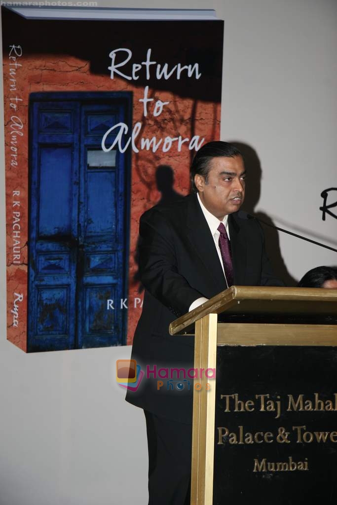 Mukesh Ambani at Pachauri's book Return to Almora launch in Taj on 8th Jan 2010 