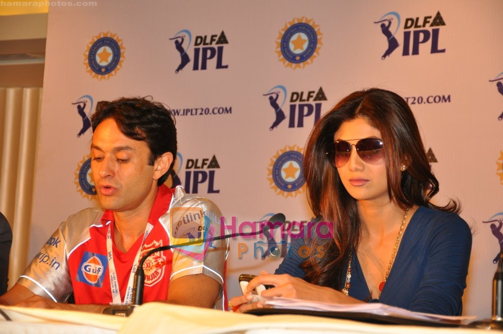 Shilpa Shetty at IPL Players Auction media meet in Trident, BKC, Mumbai on 19th Jan 2010 