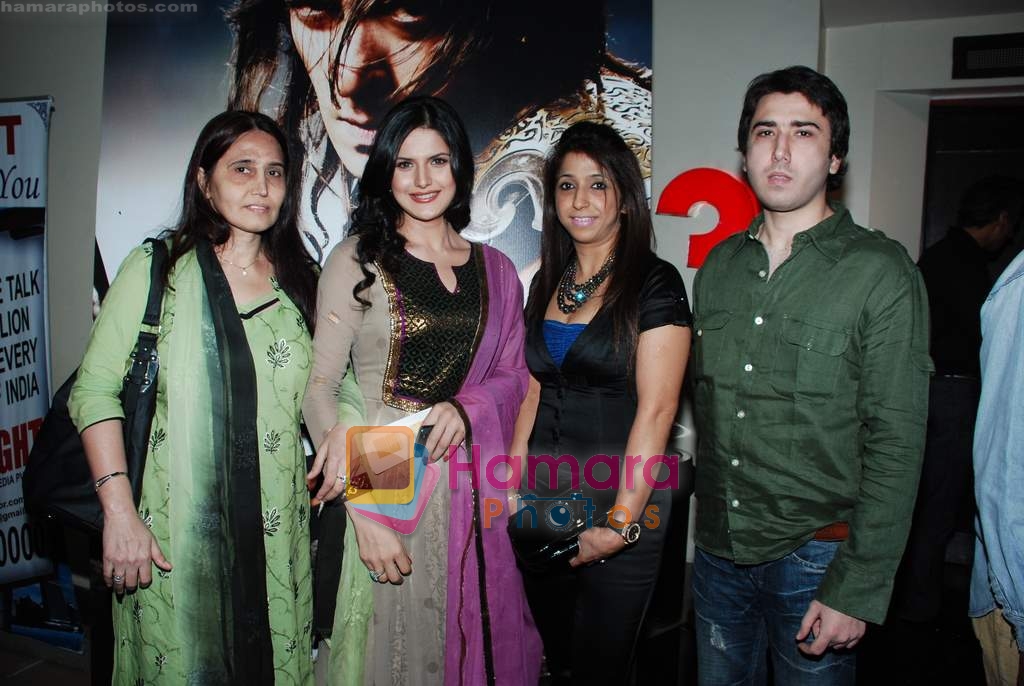 Zarine Khan at Sunil and Krishika Lulla's Veer screening in PVR on 21st Jan 2010 