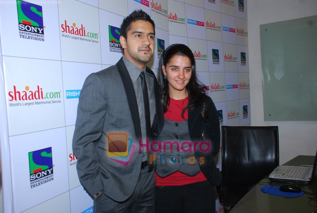 Shruti Seth and Kavi Shastri for Sony Shaadi.com live chat in Tardeo on 27th Jan 2010 