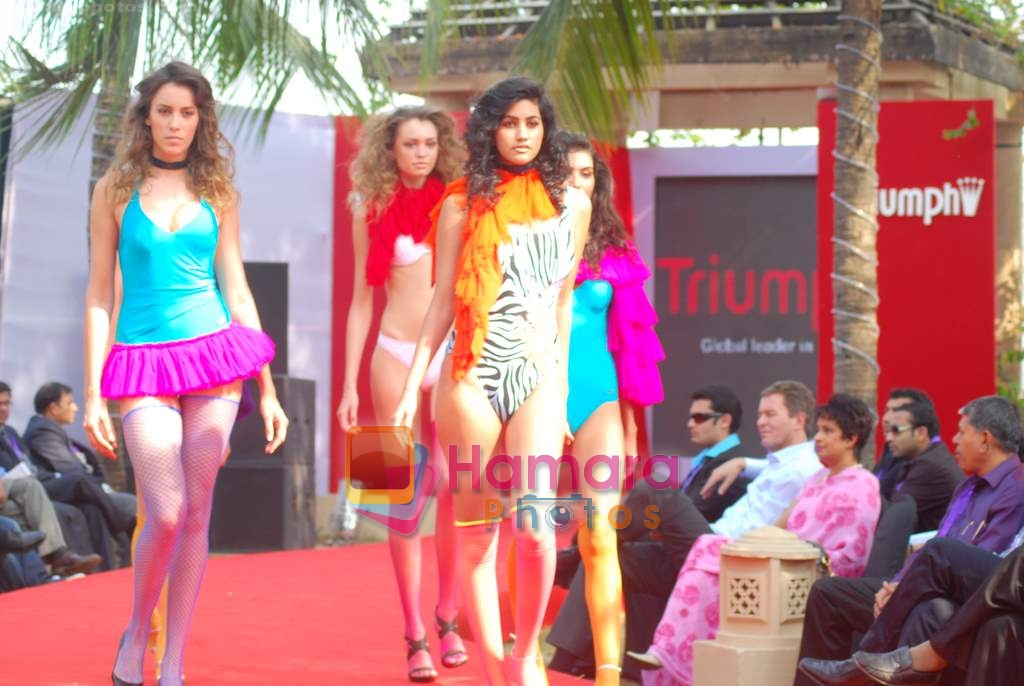 at the unveiling of Triumph International Spring-Summer 2010 collection at the 10th India Fashion Forum, The Renaissance, Pawai in Mumbai on 28th Jan 2010 