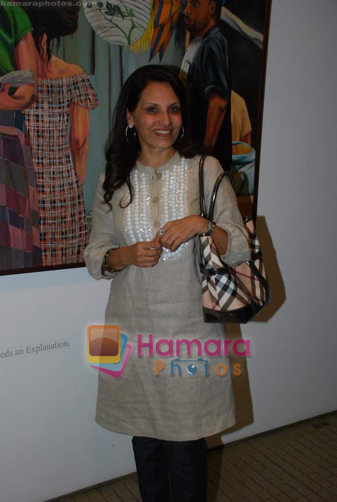  at artist Janvi Mahimtura's art exhibition in Museum Art Gallery on 3rd Feb 2010 