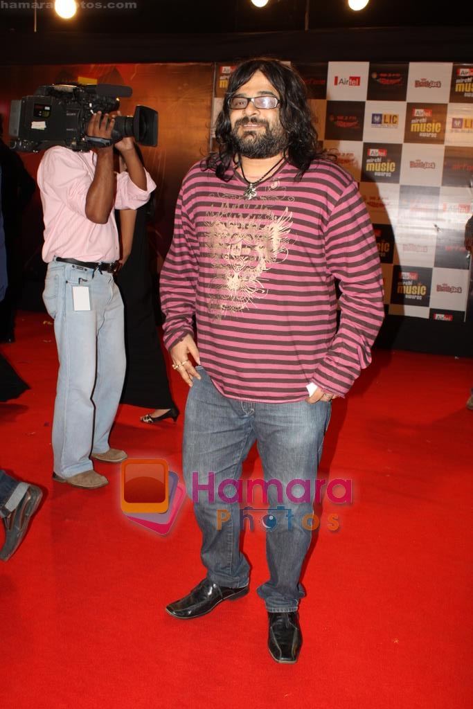 Pritam Chakraborty at Airtel Mirchi Music awards in Bandra, Mumbai on 11th feb 2010 