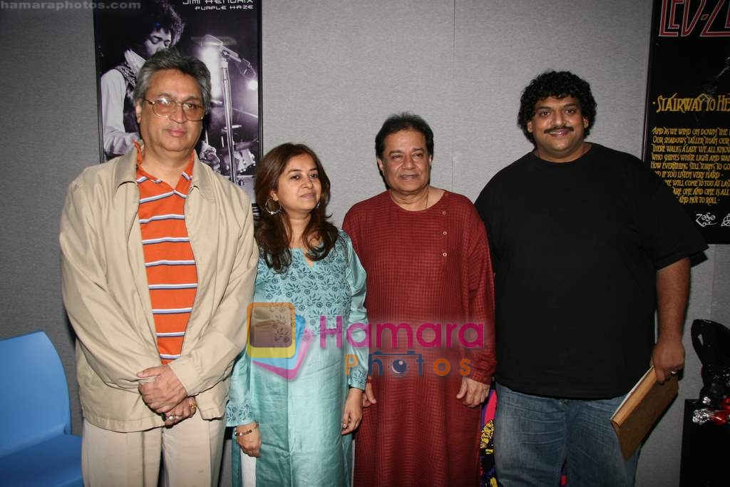 Anup Jalota at Rekha Bharadwaj records for film Monica in Andheri on 12th Feb 2010 