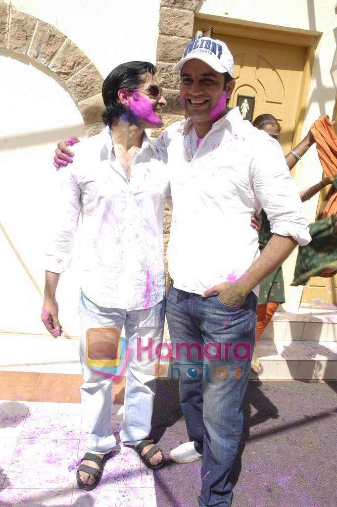 at Colors channel holi bash in Juhu Hotel on 21st Feb 2010 