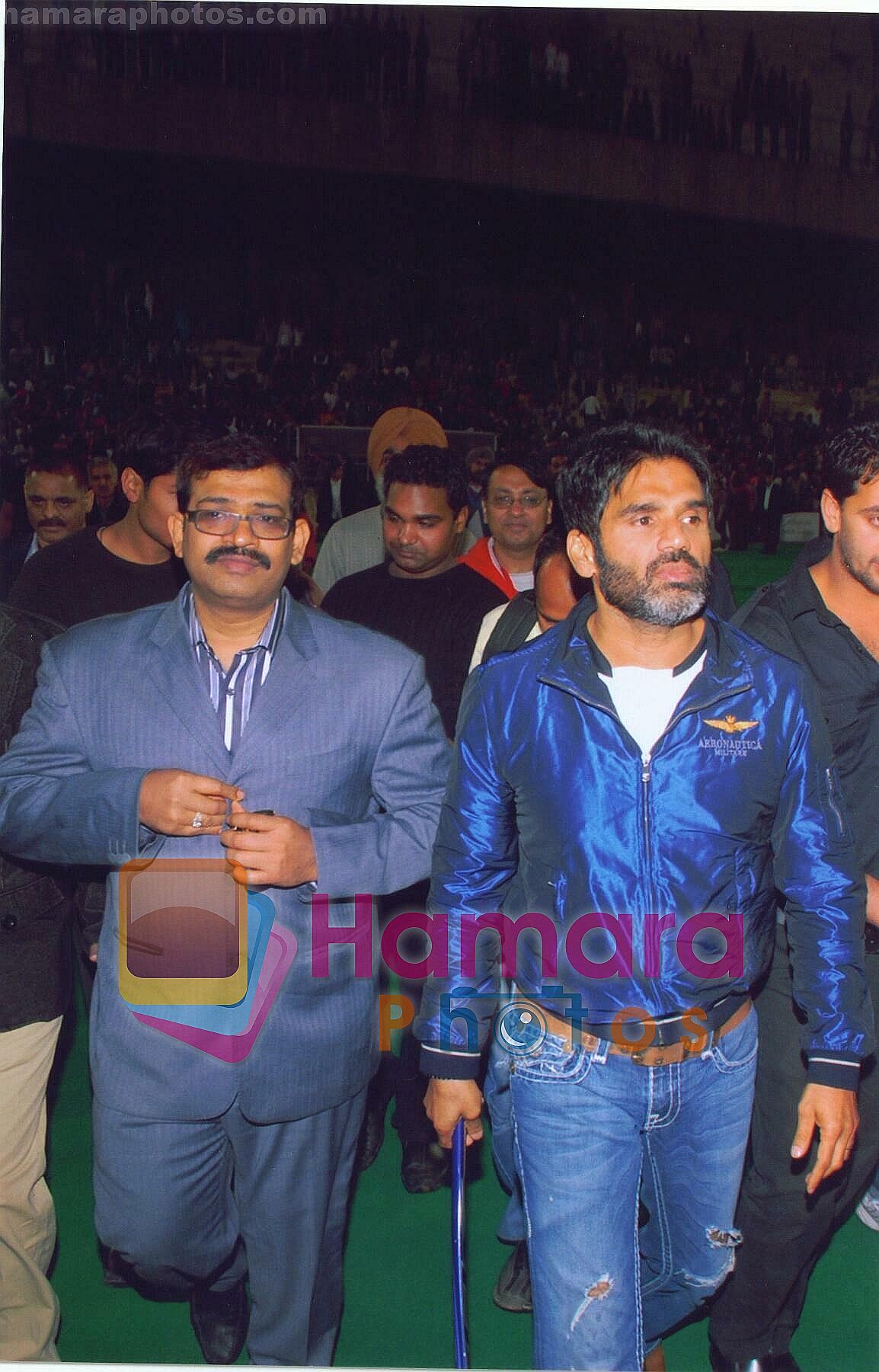 CMD of AMR foundation A.Mahesh Reddy, Sunil Shetty at AMR Foundation charity event in Chandigarh on 20th Feb 2010