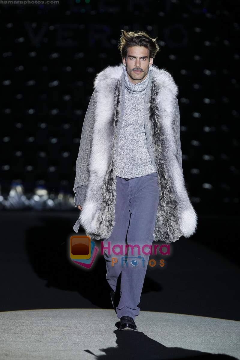 Model walk the ramp for Madrid Fashion Week on 18th Fen 2010 