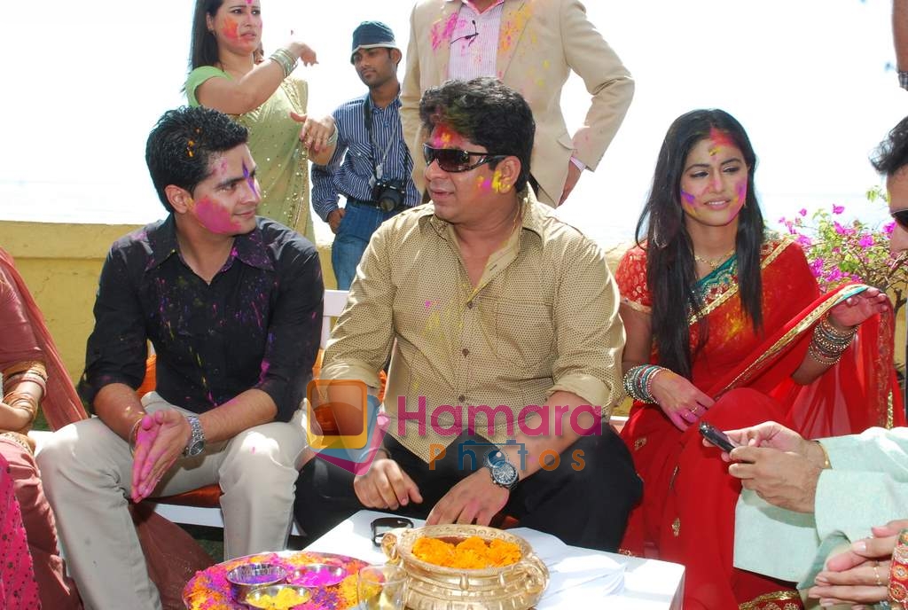 at Star Plus Holi Celebration in Daria Mahal on 24th Feb 2010 