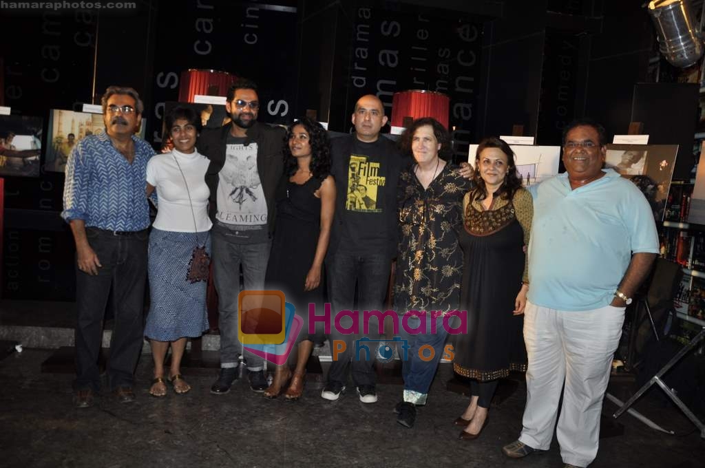 Abhay Deol, Tannishtha Chatterjee, Dev Benegal, Satish Kaushik at Road movie photo exhibition in Phoenix Mill on 2nd March 2010 
