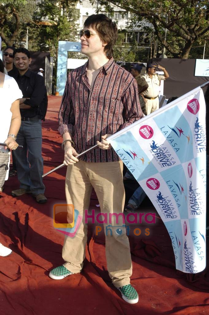 Luke Kenny at Lavassa car race for women in Bandra on 6th March 2010 