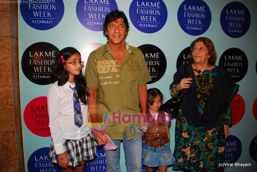 Chunky Pandey at Lakme Fashion Week 2010 Day 3 in Grand Hyatt, Mumbai on 7th March 2010 