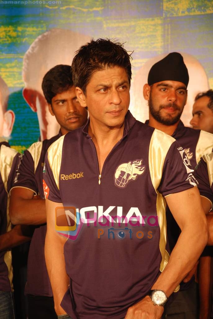 Shahrukh Khan ties up with XXX energy drink for Kolkatta Knight Riders and jersey launch in MCA on 9th March 2010 
