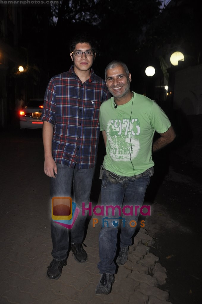 Aamir Khan celebrates Birthday with Family watching movie Percy Jackson and the Olympians in Ketnav, Bandra, Mumbai on 14th March 2010 