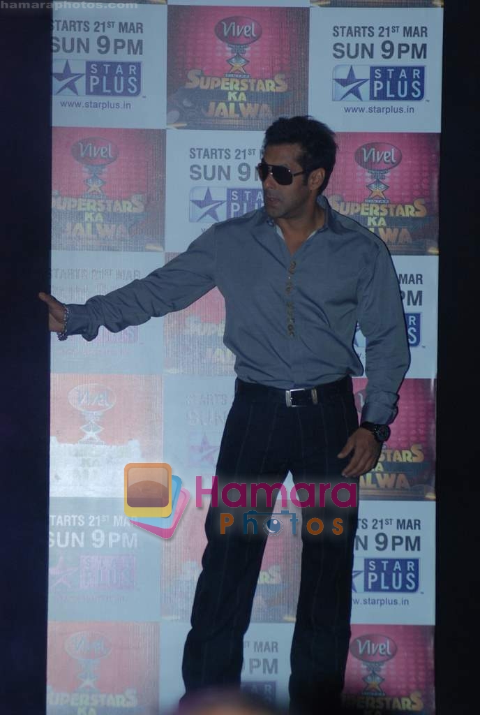 Salman Khan at the Launch of STAR CINTAA Superstars Ka Jalwa in Mumbai on 15th March 2010 