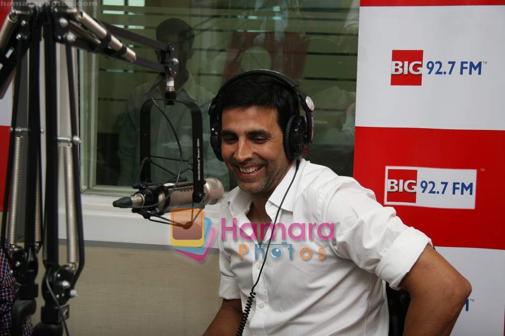 Akshay Kuamr at Housefull music launch in Big Fm on 15th March 2010 