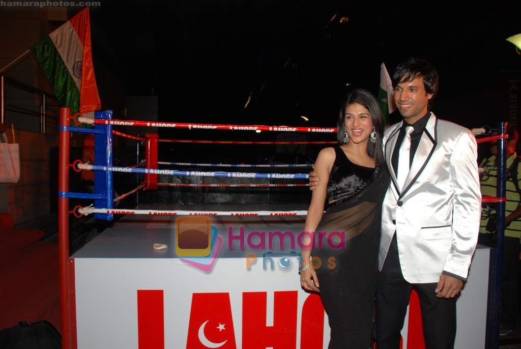 Shraddha Das, Aanaahad at the premiere of film Lahore in Cinemax on 17th March 2010 