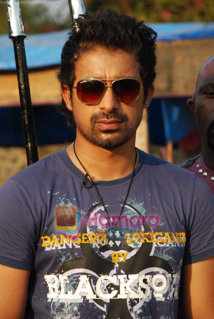 Rannvijay Singh of the sets of MTV Roadies in Andheri on 23rd March 2010 