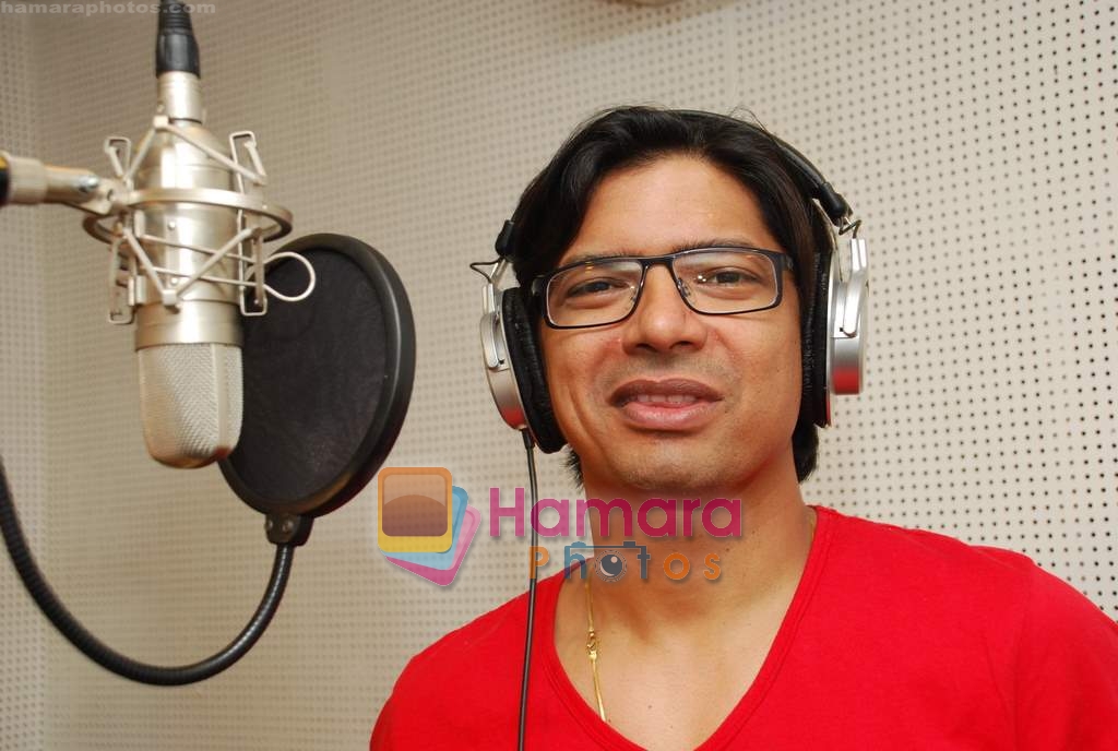 Shaan records for film Who's There in Majestic recording studio on 24th March 2010 