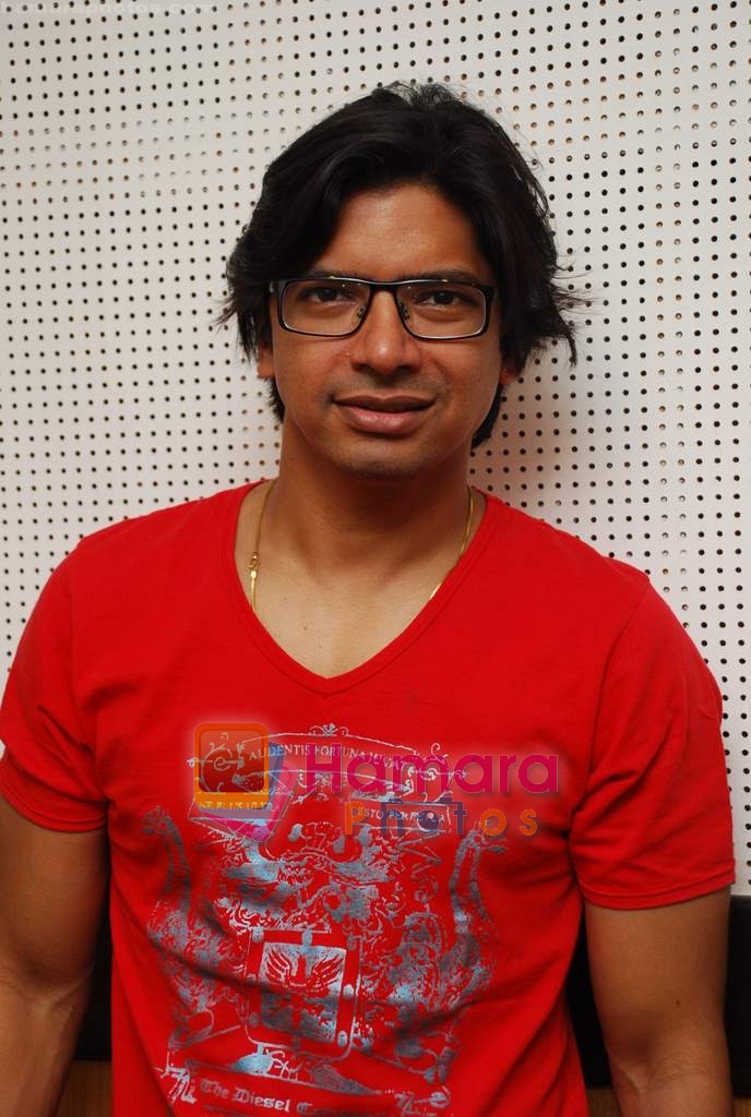 Shaan records for film Who's There in Majestic recording studio on 24th March 2010 