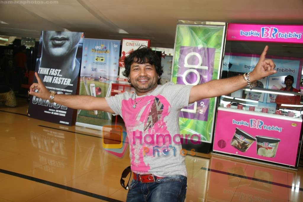 Kailash Kher at the Music launch of 3-d animation film Bird Idol in Cinemax on 17th April 2010 