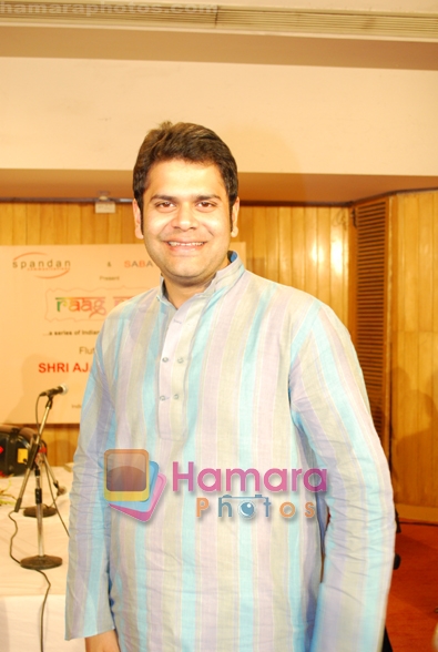 Sauransh Misra at the sixth evening of Raag Rang- the series of Indian classical music in  The India Habitat Centre on April 21, 2010
