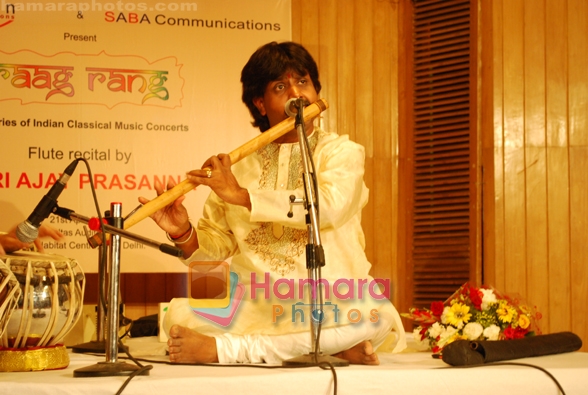 Ajay Prasanna at the sixth evening of Raag Rang- the series of Indian classical music in  The India Habitat Centre on April 21, 2010