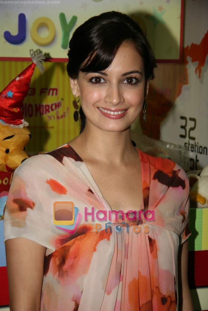 Dia Mirza spends time with NGO Children Toy Foundation in Radio Mirchi on 23rd April 2010 