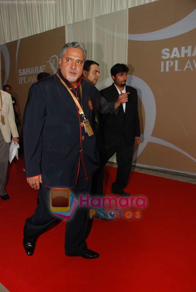 Vijay Mallya at IPL Awards red carpet in Grand Hyatt Hotel on 23rd April 2010 