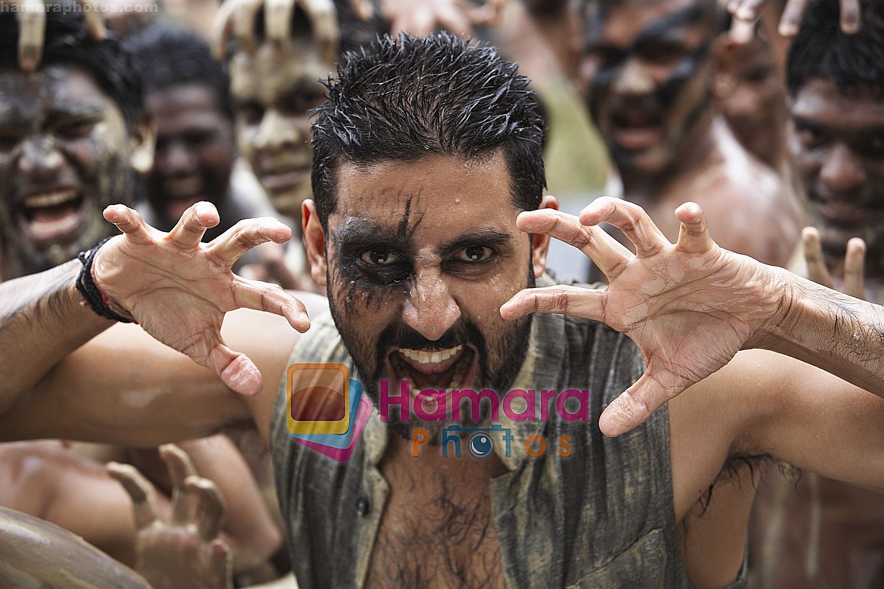 Abhishek Bachchan in the still from movie Raavan