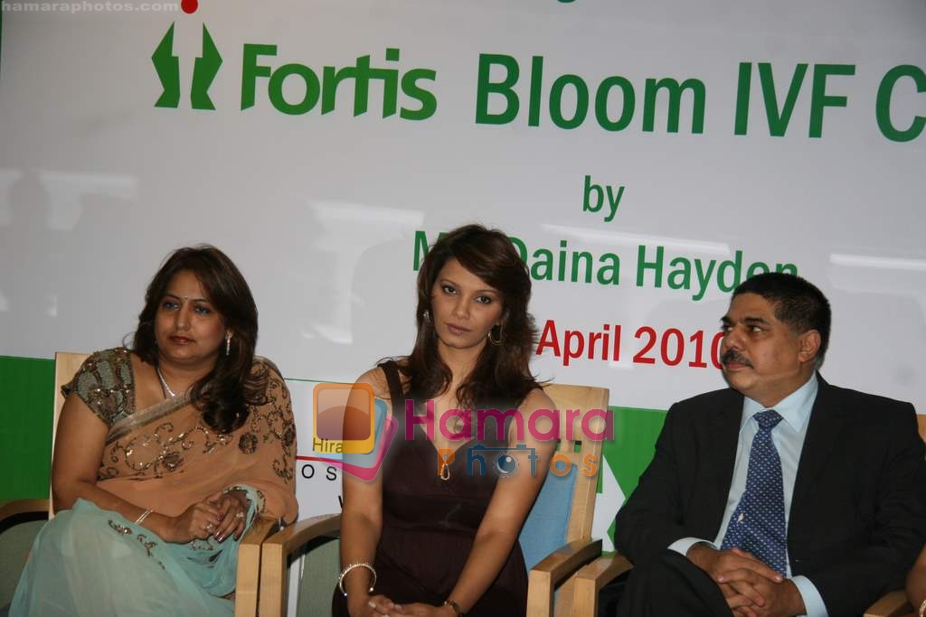 Diana Hayden at Fortis Bloom IVF Clinic launch in Hiranandani Hospital, Vashi on 29th April 2010 