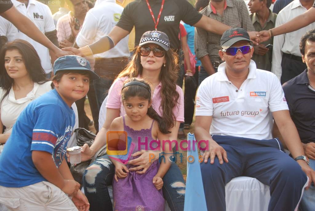 Azharuddin, Sangeeta Bijlani at Housefull cricket match in Goregaon on 1st May 2010 