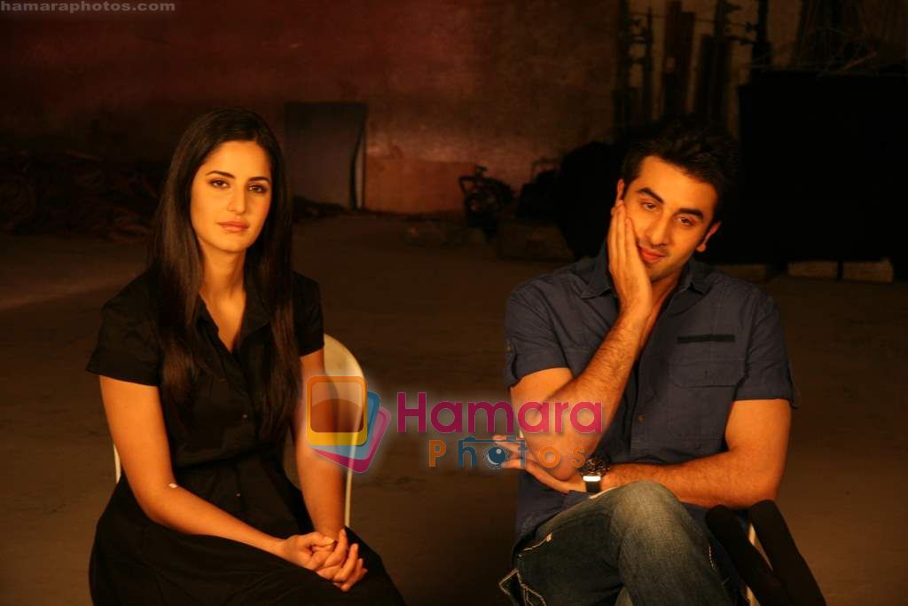 Katrina Kaif, Ranbir Kapoor at Raajneeti Tv promotional shoot in Rajkamal Studios on 13th May 2010 