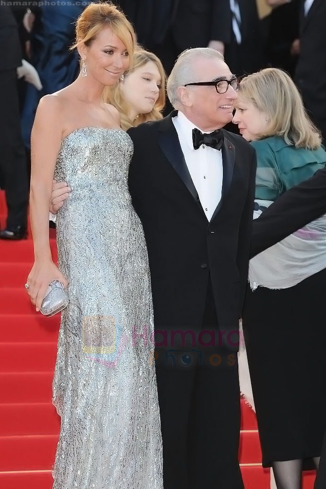 Frida Giannini, Martin Scorsese attends the IL GATTOPARDO premiere during the 63rd Annual International Cannes Film Festival on May 14, 2010 in Cannes, France