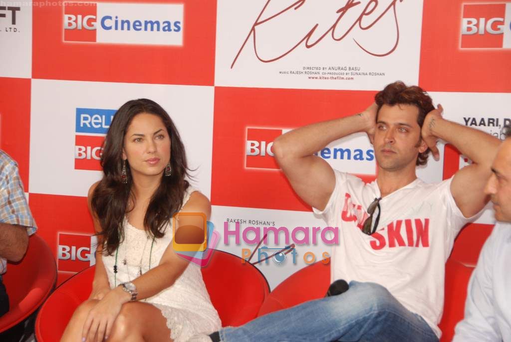 Hrithik Roshan, Barbara Mori at Kites promotional event in R City Mall and IMAX on 22nd May 2010 